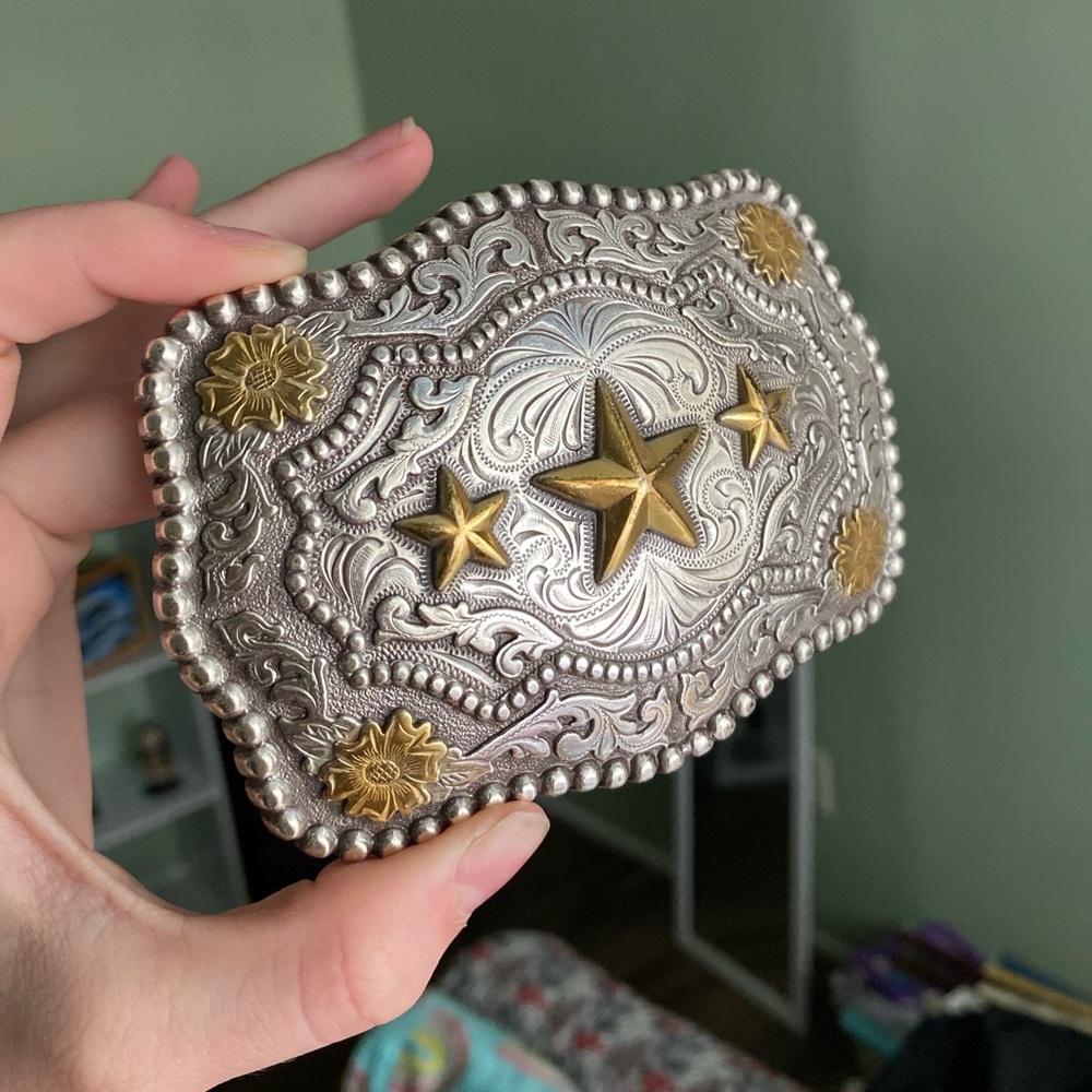 Stars belt buckle
